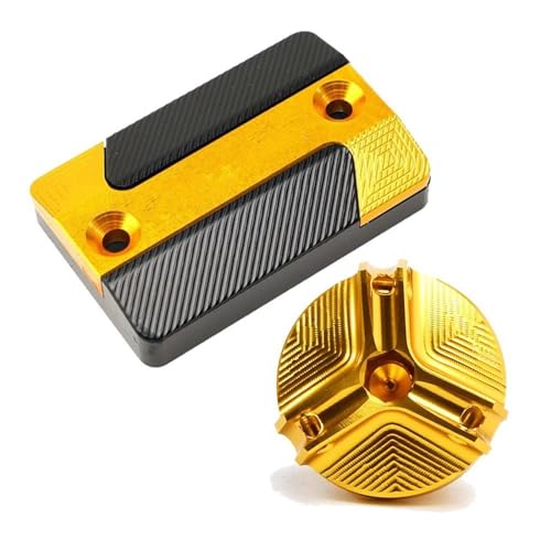 Tapa de líquido de frenos delantero contra corrosión para moto Varadero XL1000 oro