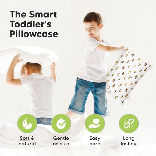 Image of KeaBabies 13x18 Waterproof Toddler Pillowcase, 1pk Pillow Case (Construction)