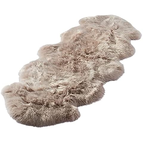 Altlue Real Sheepskin Rug Large Sheepskin Throw Genuine Sheepskin Rug For Living Room Bedroom (Size : 2p) Cover