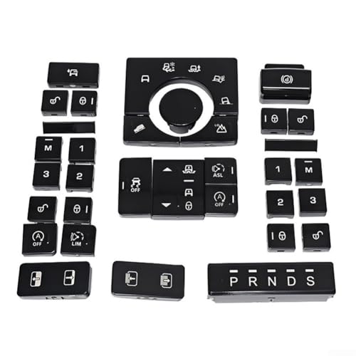 Couvercle bouton commutateur mode terrain Range Rover 2013-2017 cache plastique noir console - 4