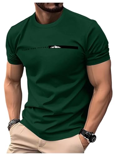 Image of RoseSeek Men's Color Block Short Sleeve Tee Shirts Casual Crewneck T Shirt Trendy Summer Tops