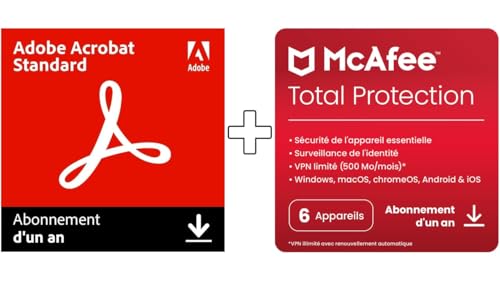 Adobe Acrobat Standard & McAfee Total...