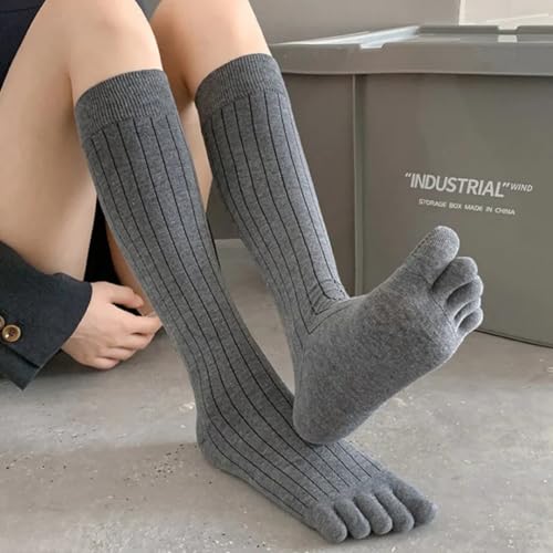 Chaussettes five finger femmes chaudes et douces style preppy chic - 3