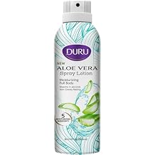 Duru Aloe Vera Moisturizing Spray Lotion - Spray Moisturizer Oil Lotion 48 Hour Moisture Body Lotion