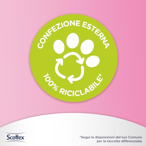 Scottex Sensitive, Carta Igienica Umidificata, Biodegradabile, Confezione Riciclabile, 456 Salviette (12X38) - 6