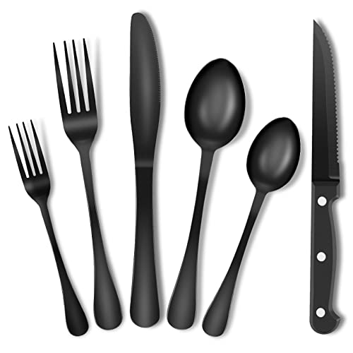 Best Black Flatware Set Reviews and Buying Guide BNB