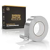 🔥𝗦𝗧𝗔𝗡𝗗𝗛𝗔𝗙𝗧𝗘𝗥 𝐇𝐀𝐋𝐓 – Das Markenfaktur Alu Klebeband verfügt über einen enorm starken Kleber, welcher auch noch nach Jahren dieselbe Qualität aufweist und somit ein Verrutschen verhindert.