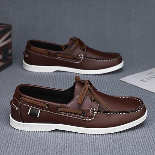 Men's Casual Slip - On Boat Shoes: Work - Ready, Moc - Toe Style for Comfortable Daily Walking.2