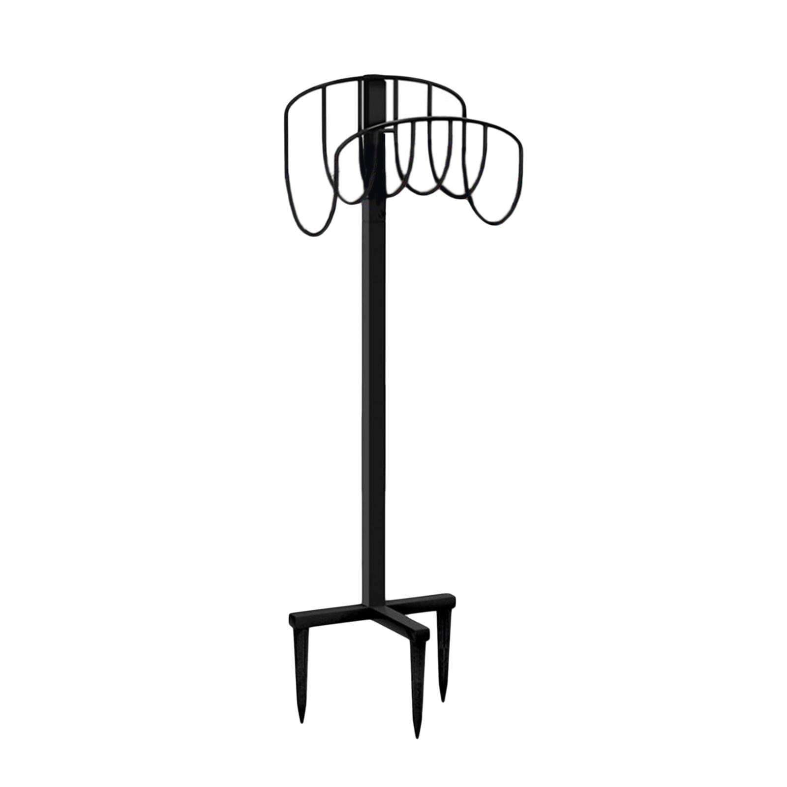 Fixation sol stable pour ce dérouleur tuyau arrosage porte métal