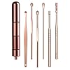 EXCEART 6 Stks Rvs Oor Pick Set Oor Lepel Oor Curette Oorsmeer Cleaner Wax Verwijderen Pincet Voor Volwassenen Kinderen