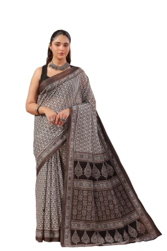 Image of TAMAIRA FASHION Mulmul Pure Cotton Saree For Woman |Office Wear Daily Wear Sarees For Women Without Blouse Piece(Available in 19 Colours)