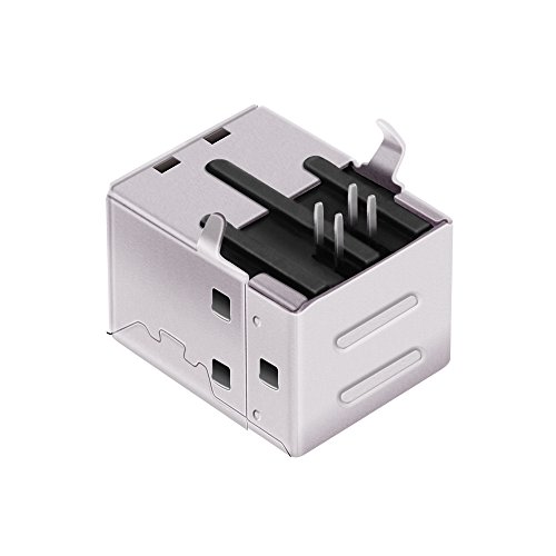 Usb Female Type-B Port 4-Pin Right Angle Pcb Dip Jack Socket 10 Pack By Mxrs #TOP4