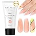 Makartt Hema-Free Poly Nail Gel Spring 50ML Nude Extension Builder, Trending Stylish Elegant Colors for All Season, 3D Molding Hard Gel Manicure - French Press
