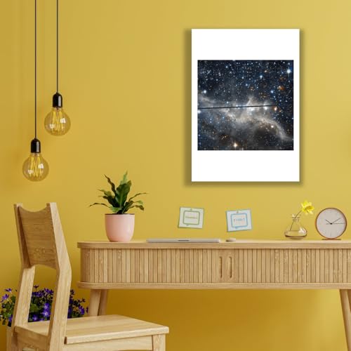 Impression d'art mat Hubble N11 LMC de taille extra large - 2