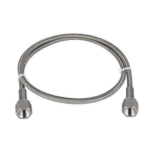 FITOK PTFE-Lined Stainless Steel Braided Hose 3/8