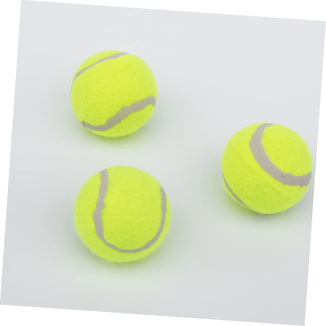 Palline da Tennis per Cani, Resistenti ai Morsi, 6 Pezzi | Gomma, Leggere e Antiusura, per Cuccioli e Cani, Uso Interno ed Esterno