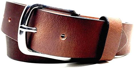 Burgundy 1.5 (40) Handmade Custom Leather Belt