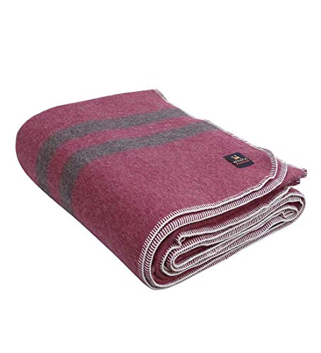 Thick Alpaca Wool Blanket – Heavyweight Alpaca Wool Blanket for Camping Outdoors or