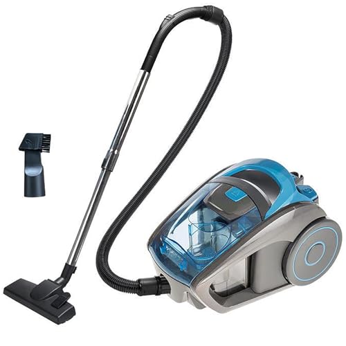 UKDUANWEI Aspiradora de 2500 W con Recipiente sin Bolsa de 1,5 L, Limpiador de alfombras y Suelos Duros, Ligera y de Poco Ruido, Manguera Extensible para Suelo, sofá, Alfombra