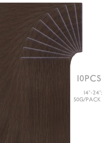 Image of WENNALIFE Invisi Edge 8cm Tape in Hair Extensions Human Hair
