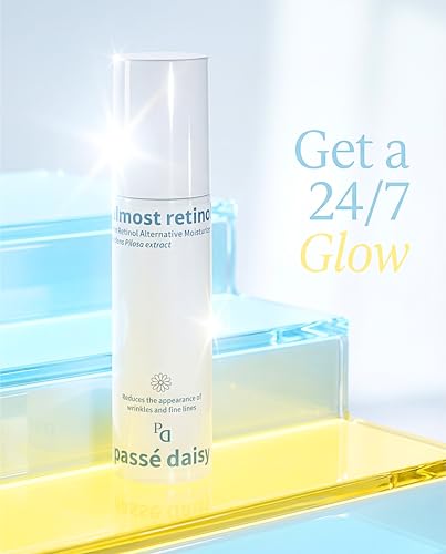 Generic Passé Daisy, Almost Retinol Sérum, Daily Renewal, Face Care, Skin Booster, Age-Defying, Vitamins, Antioxidants, Softens Look of Fine Lines, Sensitive Skin, Lightweight, Natural Formula, 1.69 Fl Oz