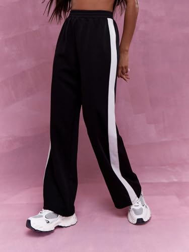 Image of dockstreet Women's /Unisex ONESOPEN Bottom Drawstring Pure Cotton Stretchable Baggy Jogger Pants || for Similar Baggy Look Order a Size or Two Large Than Your Usual Size
