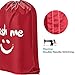HOMEST 2 Pack XL Wash Me Travel Laundry Bag, Dirty Clothes Organizer, Large Enough to Hold 4 Loads of Laundry, Easy Fit a Laundry Hamper or Basket