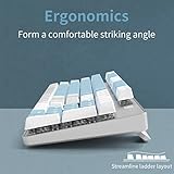 Qisan Mechanical Gaming Keyboard Wired Ice Blue Led Backlit Keyboard Blue Switch Full Size 104 Keys US Layout | Computer Keyboards | Gaming Accessories - Image 5