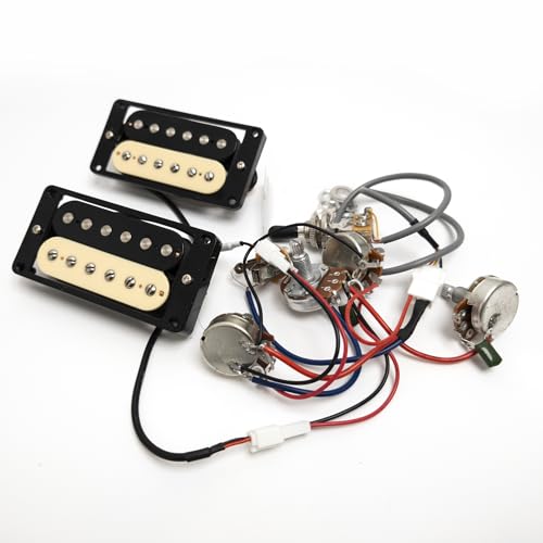 Pastillas Humbucker de guitarra sin soldadura, con terminales de conexión rápida, para guitarras Gibson Les Paul, pastilla de puente de alta salida y actualización de tono para guitarra, piezas de