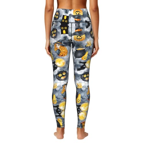 Leggings de bruja anti-transparencias con bolsillos cómodos 4