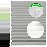 ☀️SYSTEM mit Click-Befestigung vermeidet das Herunterfallen von Plissees und hält sie in der erwünschten Lage. Der Griff Cosimo ermöglicht das komfortable Bewegen der Abdeckung