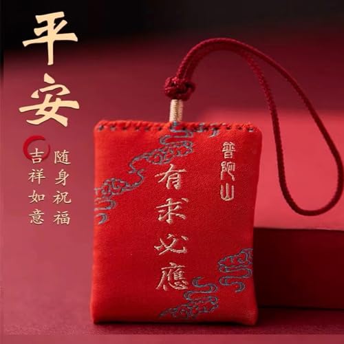 Amuleto Bolsito Talismán Minimalista y Exquisito Rojo miniatura 3