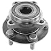 TRQ 2 Piece Front Rear Wheel Bearing & Hub Assembly Set Compatible with 2009-2013 Subaru Forester 2012-2013 Impreza 2010-2014 Legacy Outback