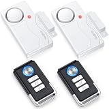 HAPYTHDA Confezione da 2 allarmi wireless per porte con telecomando