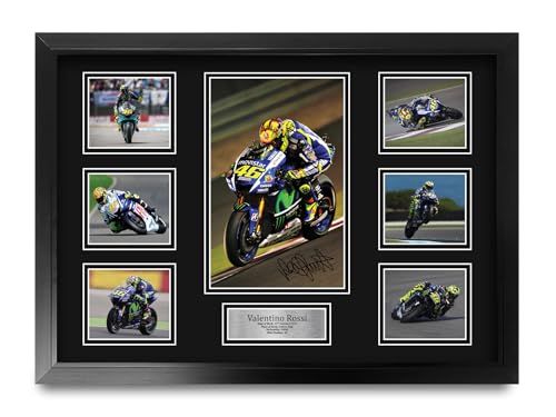HWC Trading Valentino Rossi Regali Stampati Autografo Firmato Immagine Per