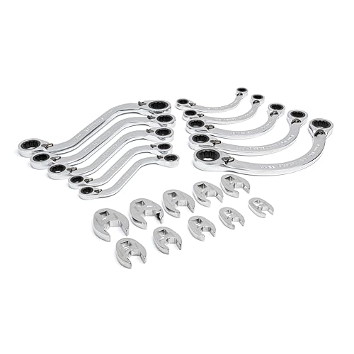 Image of GEARWRENCH 20 Piece Metric Specialty Ratcheting Wrench Set | GWMSSRWMM
