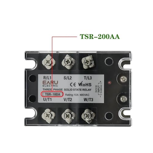 Relais statique triphasé SSR-10AA évite la surchauffe commande CA 200A