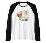 100 days of school - libro a matita per insegnanti, impronte di mani, arcobaleno maglia con maniche raglan