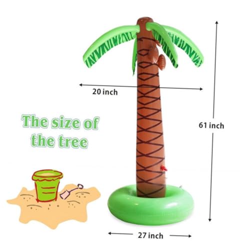 Jeu eau extérieur Mikinona cocotier gonflable plage