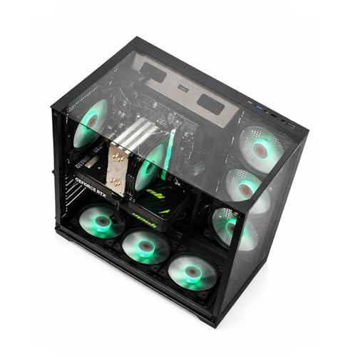 كمبيوتر العاب سوبر لايت من برو تيك سوليوشنز، انتل i5-14400F، RTX 5060 Ti 16GB، 16GB DDR5 5600MHz، 1TB الجيل الرابع NVMe SSD، وحدة امداد طاقة 750 واط، حافظة 7 مروحة، ويندوز 11 برو، كفالة لمدة عامين