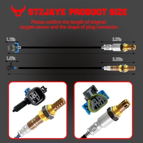 Sensor de Oxígeno Automotriz 2Pcs STZJAYE 234-4242 234-4530 miniatura 4