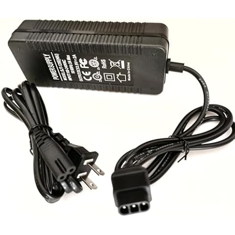 [Verified Fit] 53.5V 2A KQi Scooter Charger for NIU KQi3/ KQi3 Pro/ KQi3 Max/ KQi3 Sport/ KQi2/ KQi2 Pro (NOT for Youth or Youth+) Electric Scooters, KQi 46.8V Battery Charger Cover