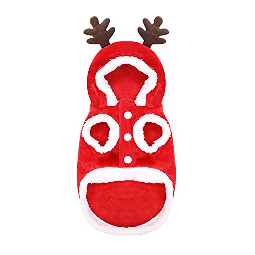 Generisch Suéter para perros grandes, ropa para perros pequeños, ropa para mascotas, ropa para perros de tamaño mediano, ropa para mascotas (rojo, M)