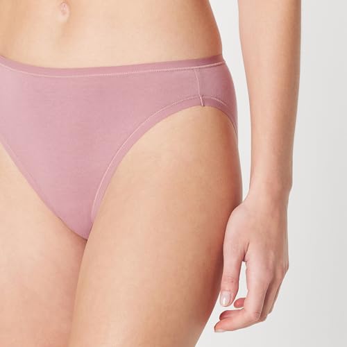 Image of Amazon Essentials Women's Cotton Stretch High-Cut Bikini Panty