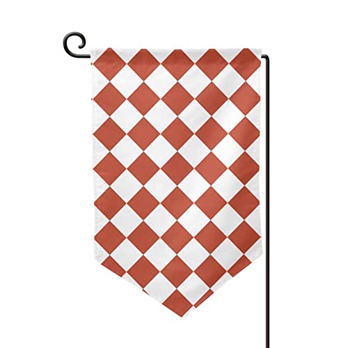 Drapeau de jardin rose en treillis pour décorer votre terrasse au printemps
