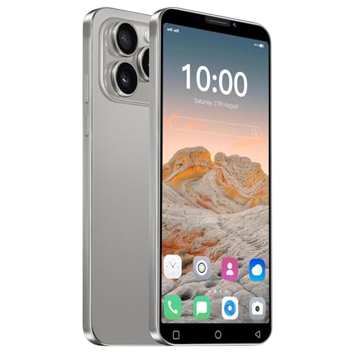 JtQtJ Teléfonos móviles JtQ15P, sistema operativo Android con pantalla IPS de 5.0 pulgadas, doble SIM, cámaras duales, 16 GB ROM (ampliable a 128 GB), Wi-Fi, GPS, Bluetooth, Face ID, teléfonos 3G
