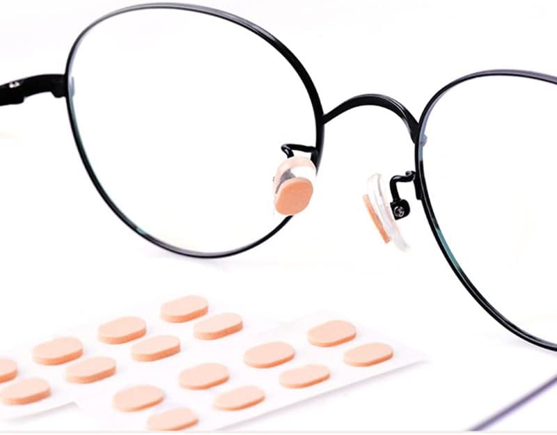 96 pares de almohadillas de nariz de espuma suave, autoadhesivas, almohadillas antideslizantes para la nariz para lentes, gafas, lentes de sol,