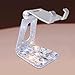 Erolagomat Bling Crystal Phone Stand for Desk,Glitter Adjustable Cell Phone Holder, Desktop Holder Compatible with iPhone 15 Pro Max 14 Plus 13 12 11 and Samsung, All Phones (Silver Diamond)