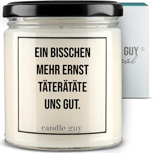 Bougie parfumée originale candle guy cire de soja le cadeau fait main avec humour