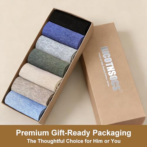 Image of Womens Ankle Socks Cotton No-Show Comfortable Low-Cut Liner Kraft Paper Gift Box